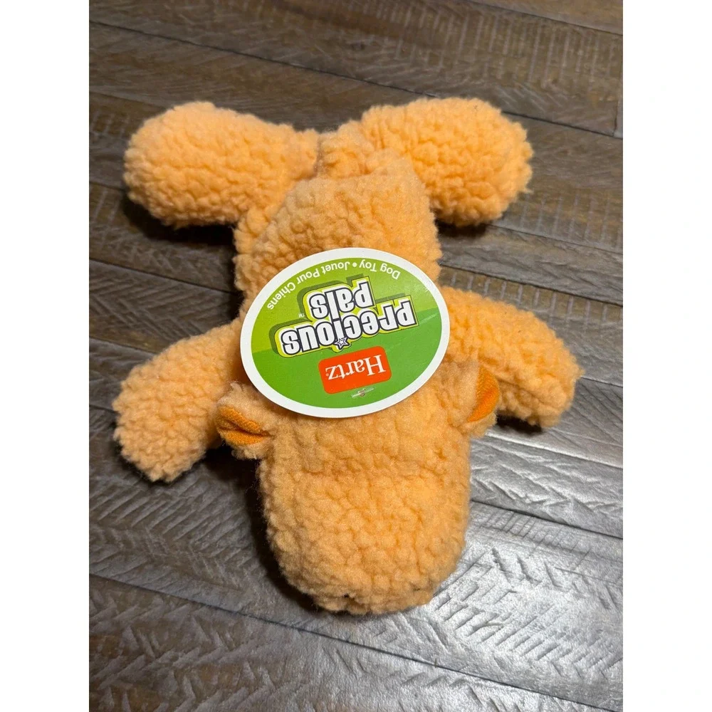 Hartz Precious Pals Dog Toy Set 3pk OS Multicolor NWT Sherpa Plush Floppy Animal